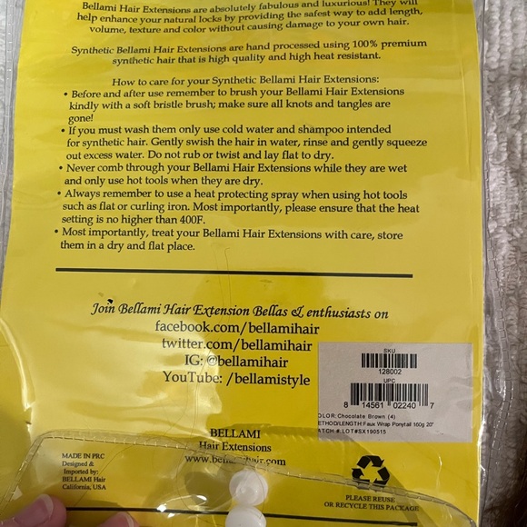 Bellami hair extensions for ponytail - Picture 4 of 5